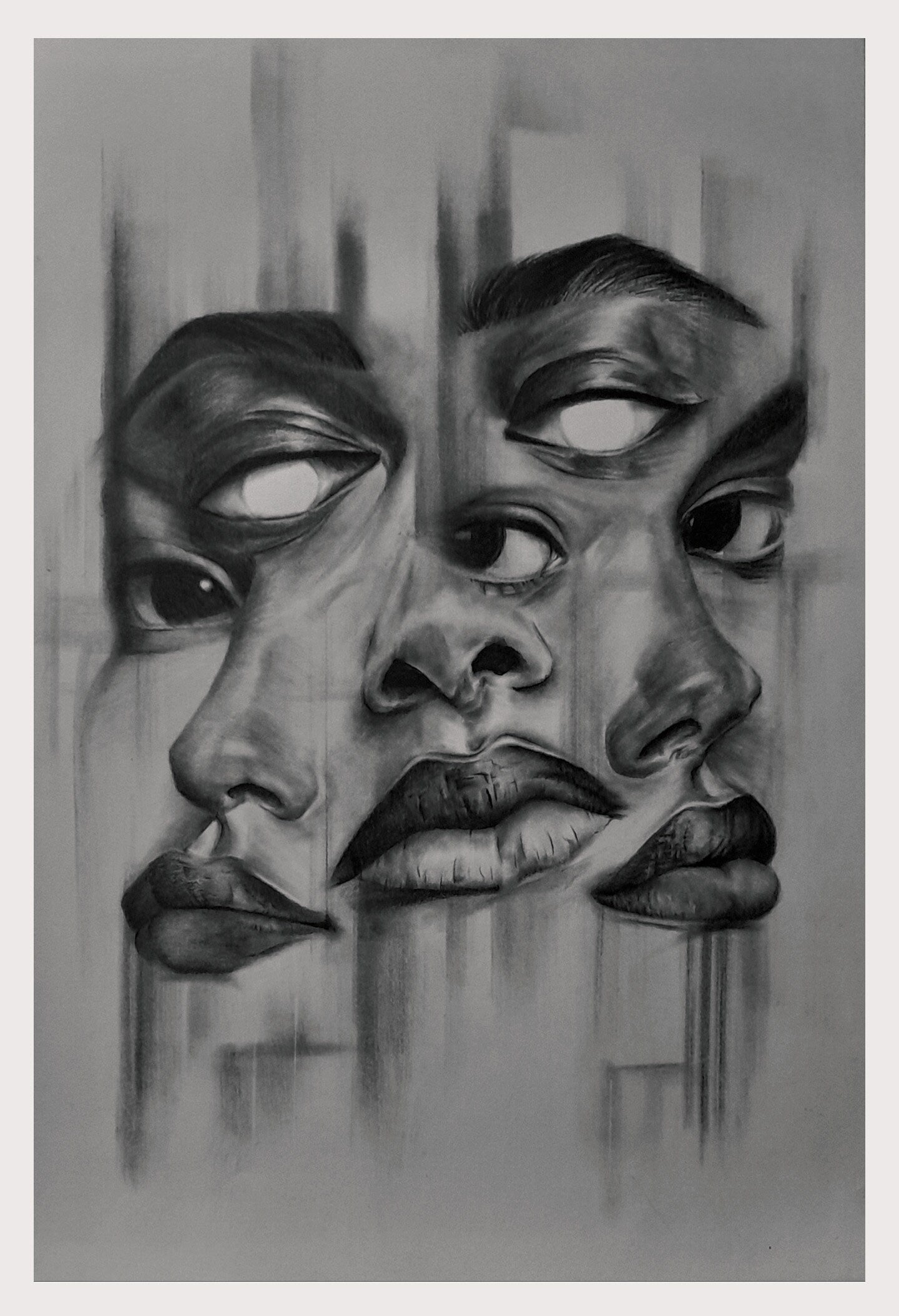 Facets Pencil on Paper ( Print )