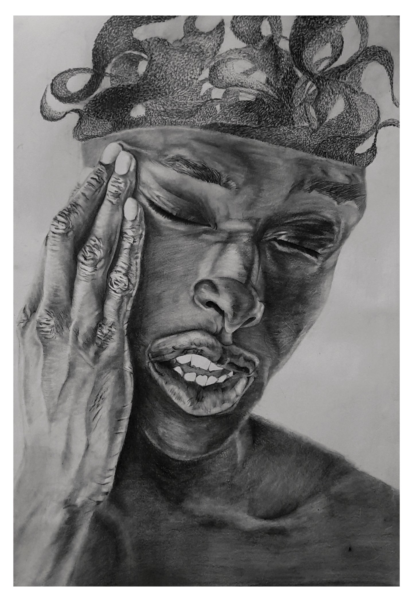 Clouded Pencil on Paper ( Print )