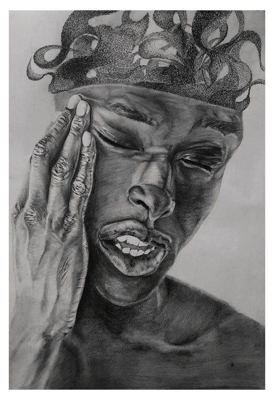 Clouded Pencil on Paper ( Print )